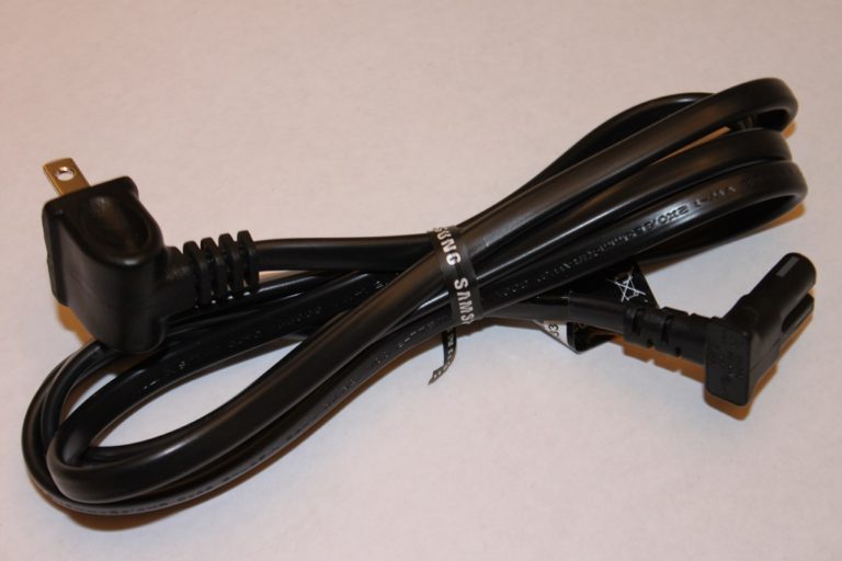 SAMSUNG LED TV 90 DEGREE HORIZONTAL POWER CORD Patch1stripe