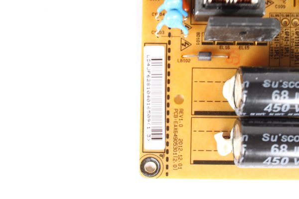 This is a power supply replacement for part number EAY62810401 that is used in LG model 39ln5300 led tv.