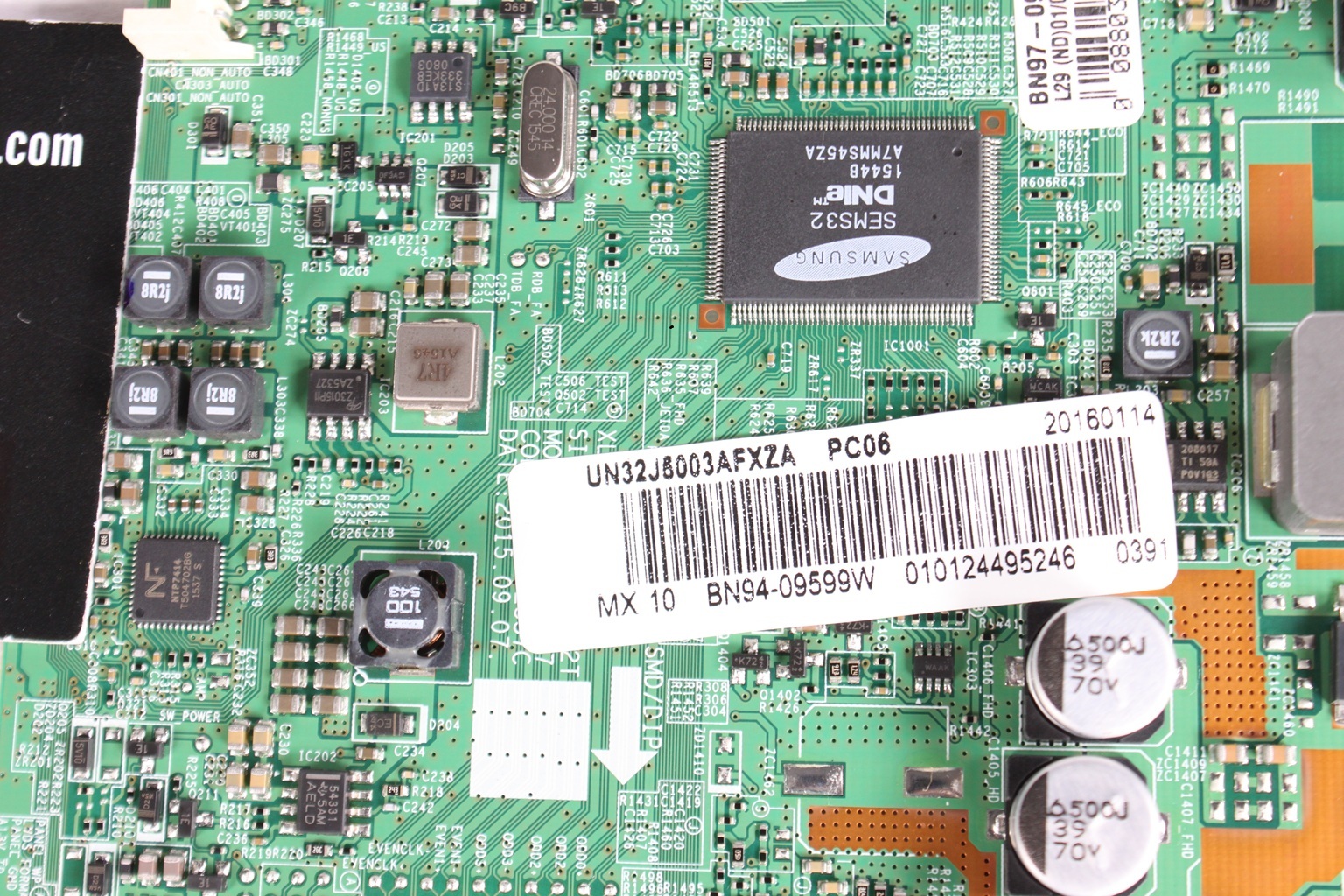 SAMSUNG UN32J5205 BN94-09599W MAIN BOARD