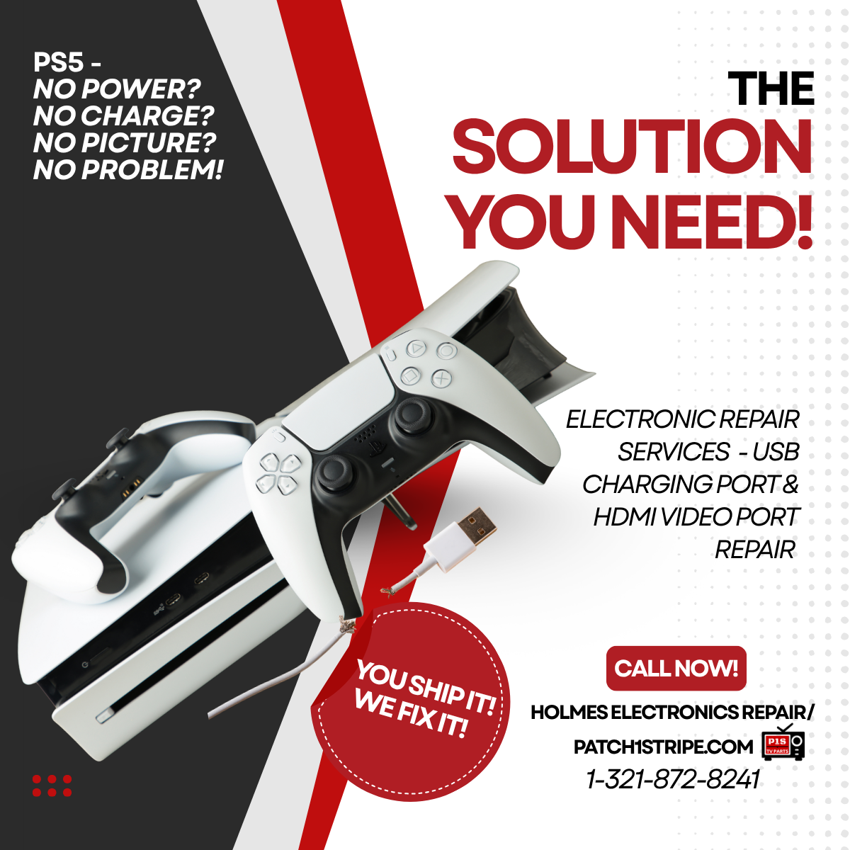 PS5 HDMI REPAIR SERVICE